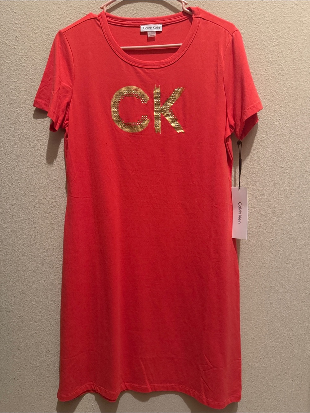 NWT Calvin Klein T-Shirt Dress - Size Medium